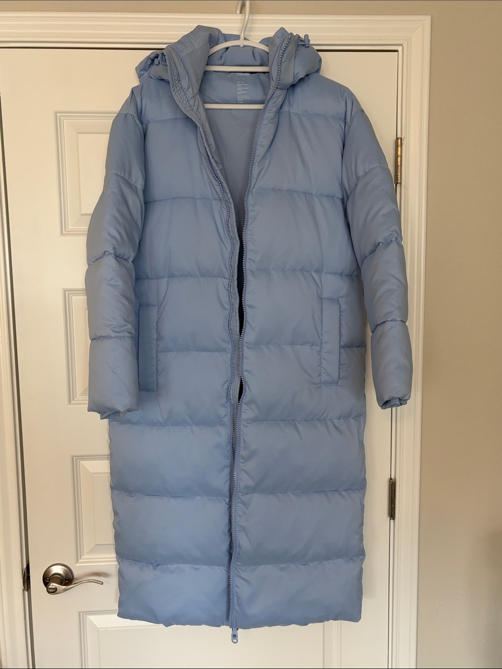 Girlfriend Collective long pastel puffer